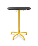 Schaffner Säntis Table haute rabattable ronde Ø80cm h:110cm 