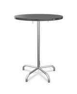 Schaffner Säntis Table haute rabattable ronde Ø80cm h:110cm 