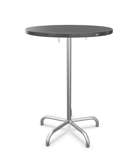 Schaffner Säntis Table haute rabattable ronde Ø80cm h:110cm 
