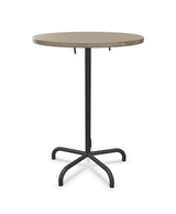 Schaffner Säntis Table haute rabattable ronde Ø80cm h:110cm 