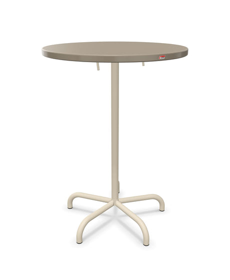 Schaffner Säntis Table haute rabattable ronde Ø80cm h:110cm 