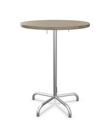Schaffner Säntis Table haute rabattable ronde Ø80cm h:110cm 