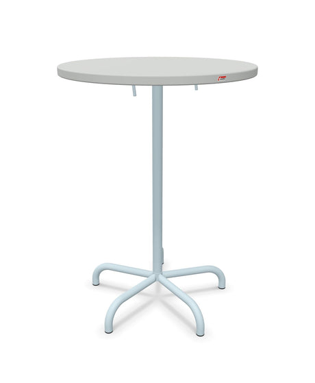 Schaffner Säntis Table haute rabattable ronde Ø80cm h:110cm 