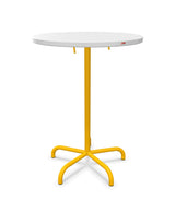 Schaffner Säntis Table haute rabattable ronde Ø80cm h:110cm 