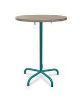 Schaffner Säntis Table haute rabattable ronde Ø80cm h:110cm 