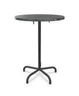 Schaffner Säntis Table haute rabattable ronde Ø80cm h:110cm 