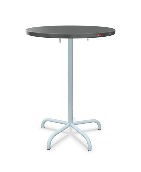 Schaffner Säntis Table haute rabattable ronde Ø80cm h:110cm 