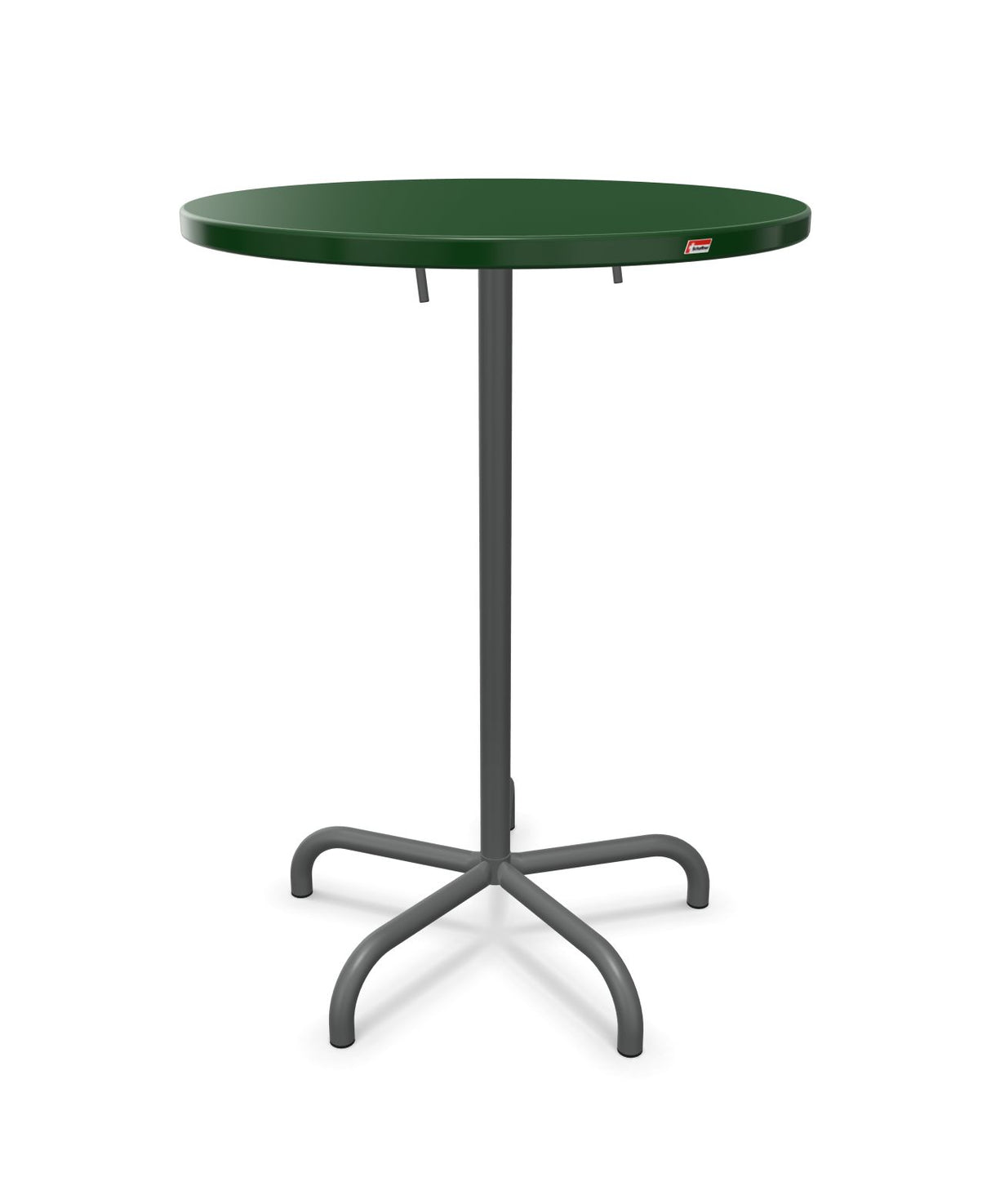 Schaffner Säntis Table haute rabattable ronde Ø80cm h:110cm 