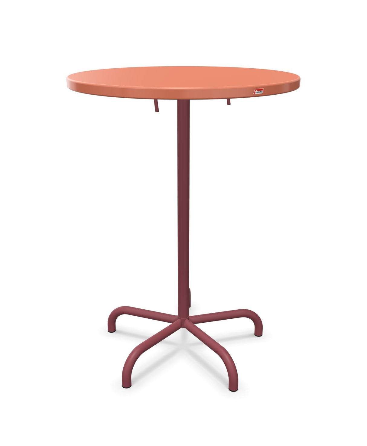 Schaffner Säntis Table haute rabattable ronde Ø80cm h:110cm 