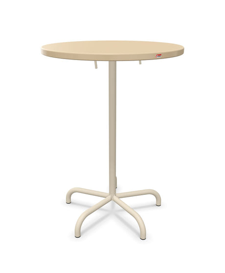 Schaffner Säntis Table haute rabattable ronde Ø80cm h:110cm 