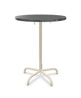 Schaffner Säntis Table haute rabattable ronde Ø80cm h:110cm 