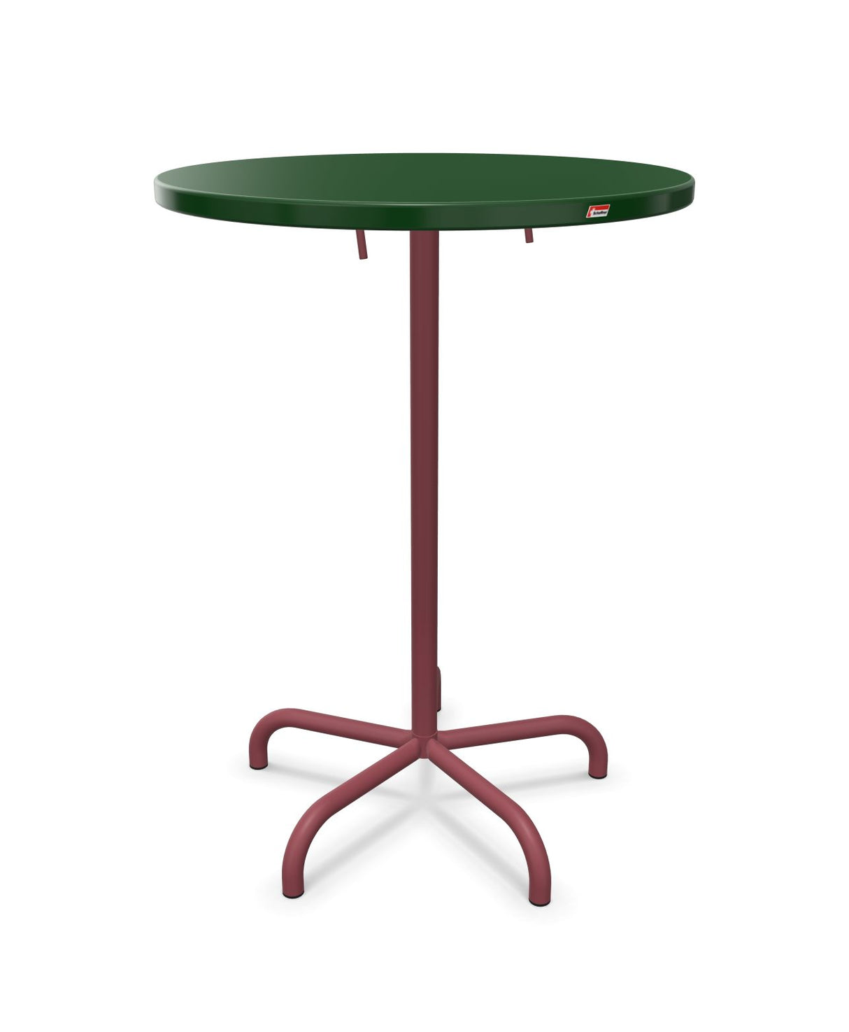 Schaffner Säntis Table haute rabattable ronde Ø80cm h:110cm 
