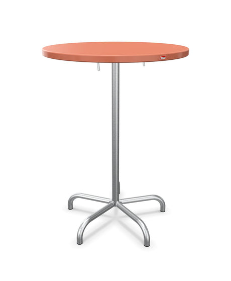 Schaffner Säntis Table haute rabattable ronde Ø80cm h:110cm 