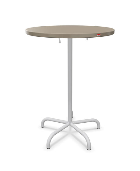 Schaffner Säntis Table haute rabattable ronde Ø80cm h:110cm 