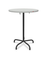 Schaffner Säntis Table haute rabattable ronde Ø80cm h:110cm 