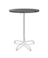 Schaffner Säntis Table haute rabattable ronde Ø80cm h:110cm 