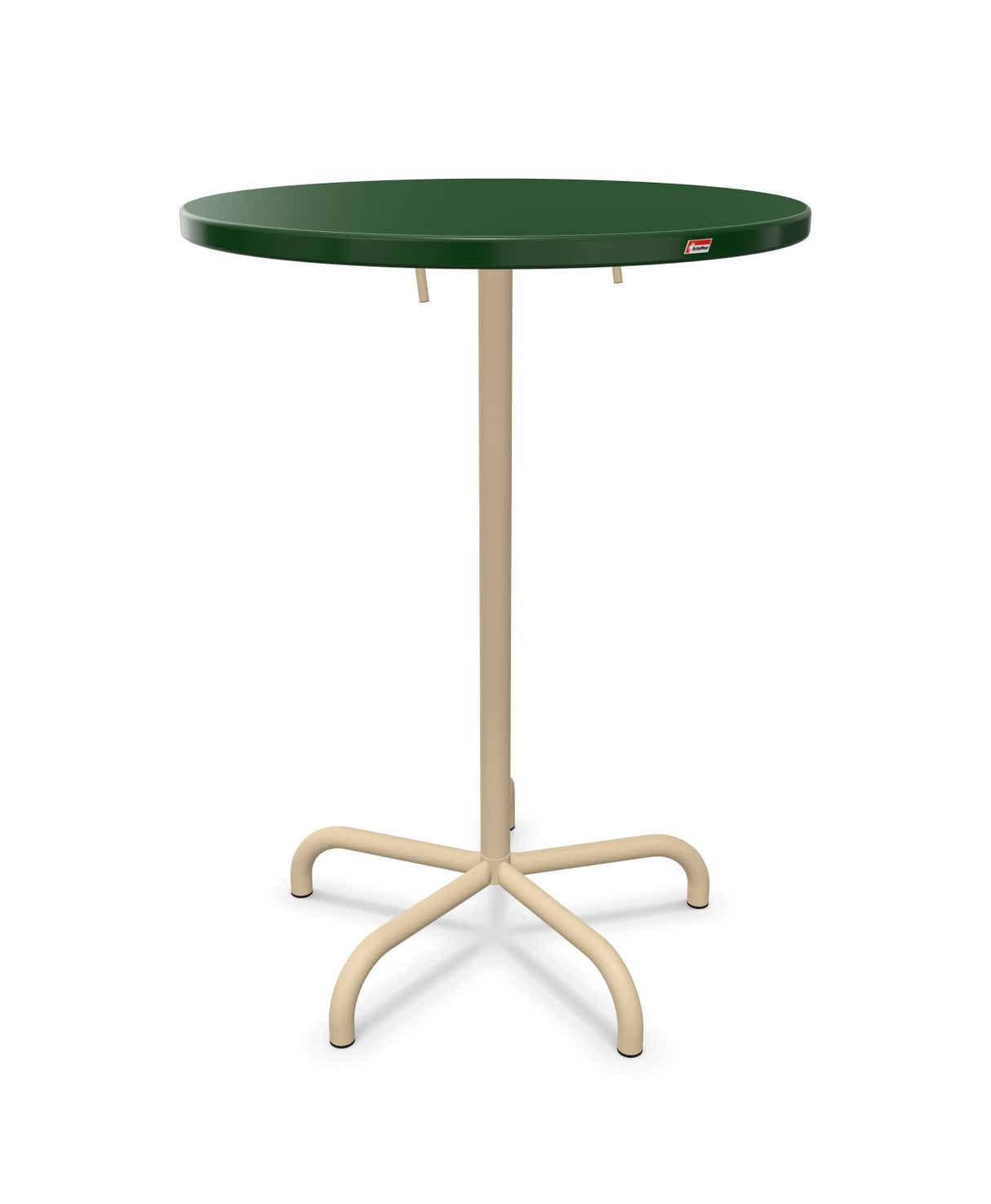 Schaffner Säntis Table haute rabattable ronde Ø80cm h:110cm 
