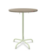 Schaffner Säntis Table haute rabattable ronde Ø80cm h:110cm 