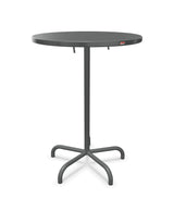 Schaffner Säntis Table haute rabattable ronde Ø80cm h:110cm 