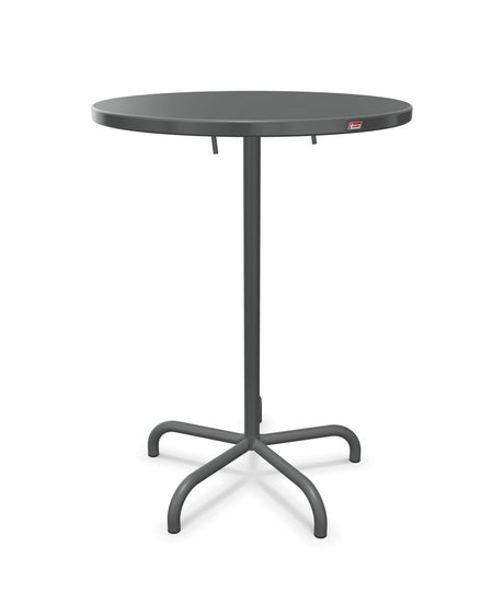 Schaffner Säntis Table haute rabattable ronde Ø80cm h:110cm 