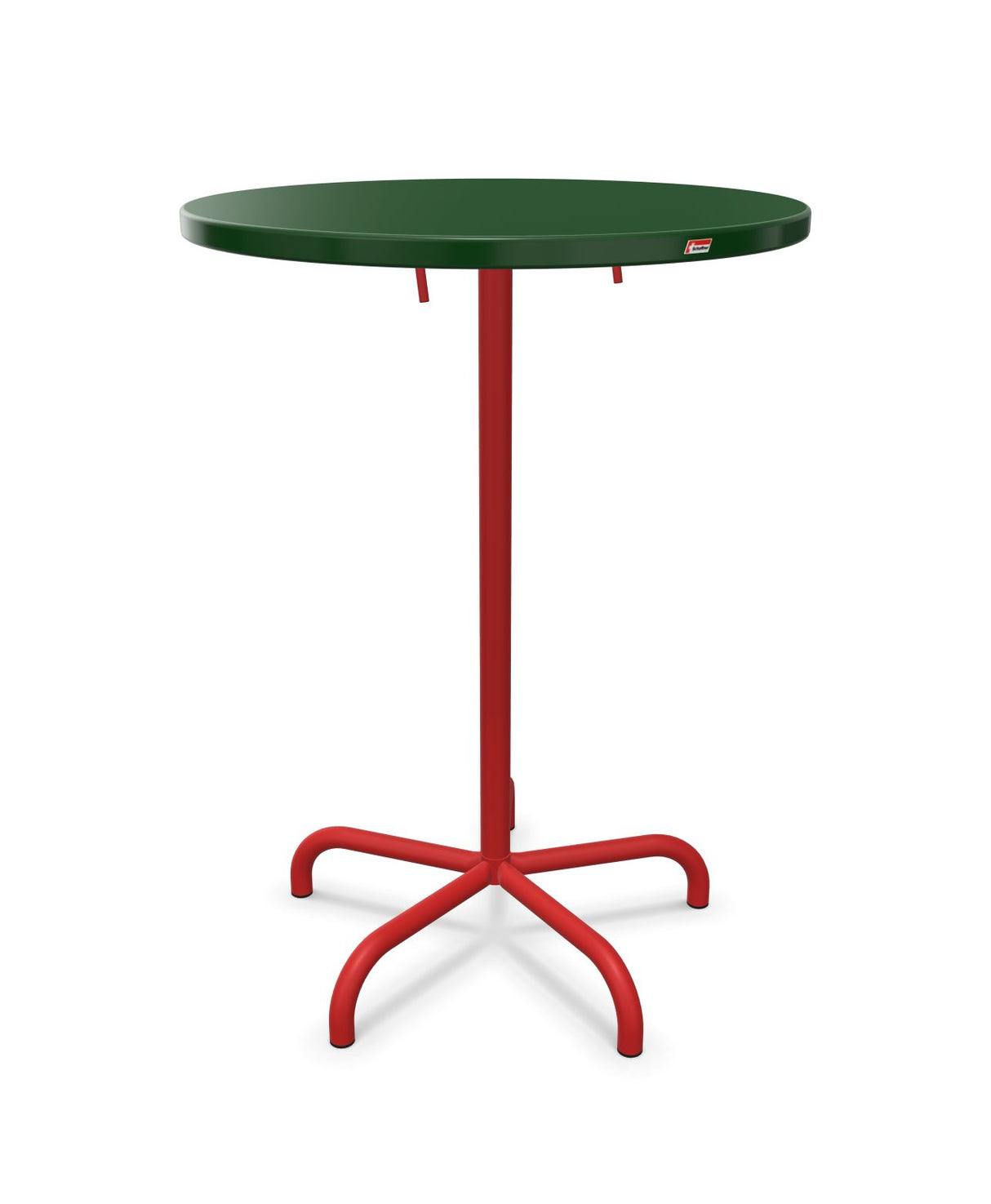Schaffner Säntis Table haute rabattable ronde Ø80cm h:110cm 