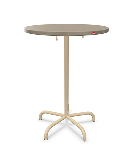 Schaffner Säntis Table haute rabattable ronde Ø80cm h:110cm 