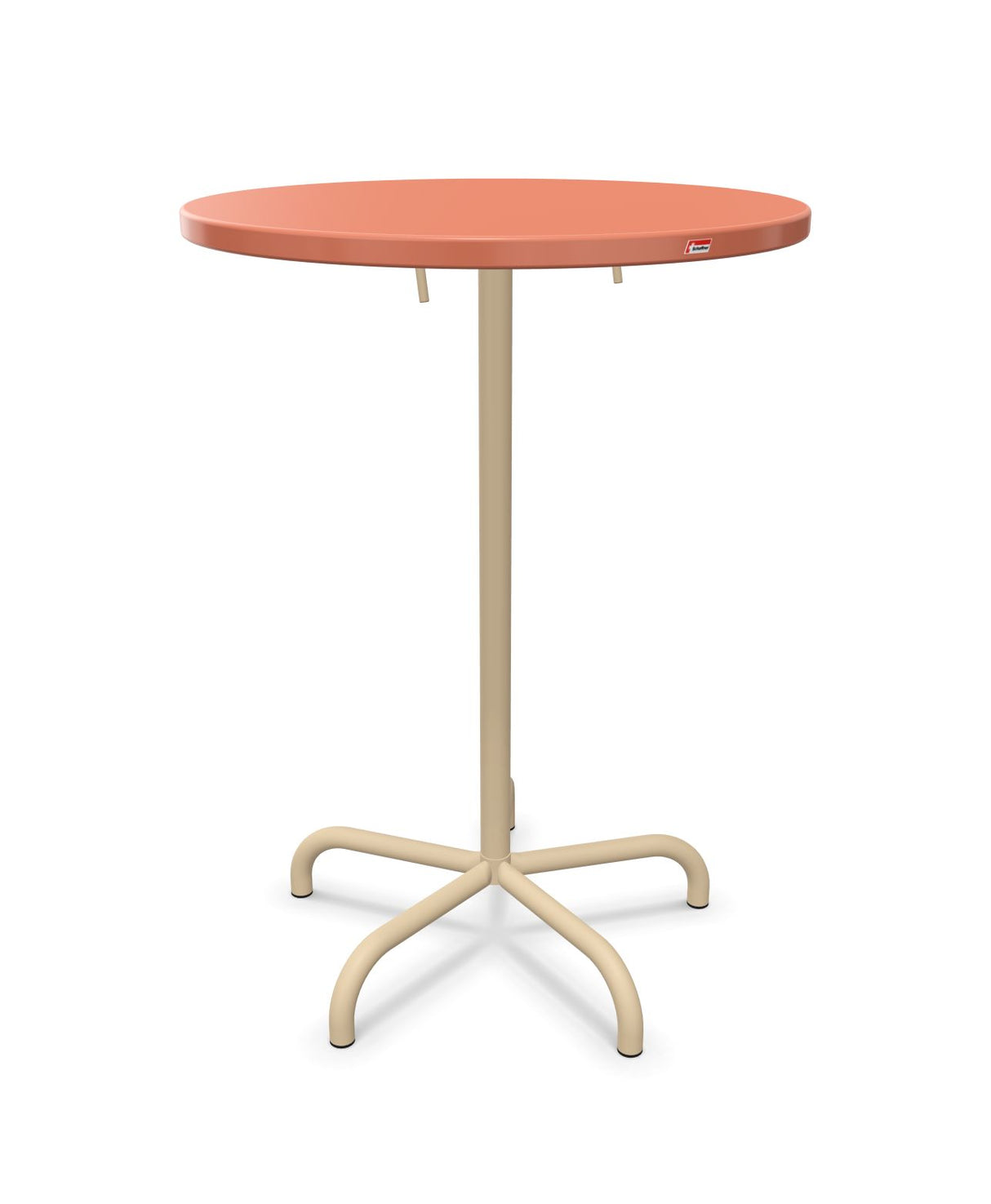 Schaffner Säntis Table haute rabattable ronde Ø80cm h:110cm 