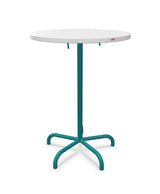 Schaffner Säntis Table haute rabattable ronde Ø80cm h:110cm 