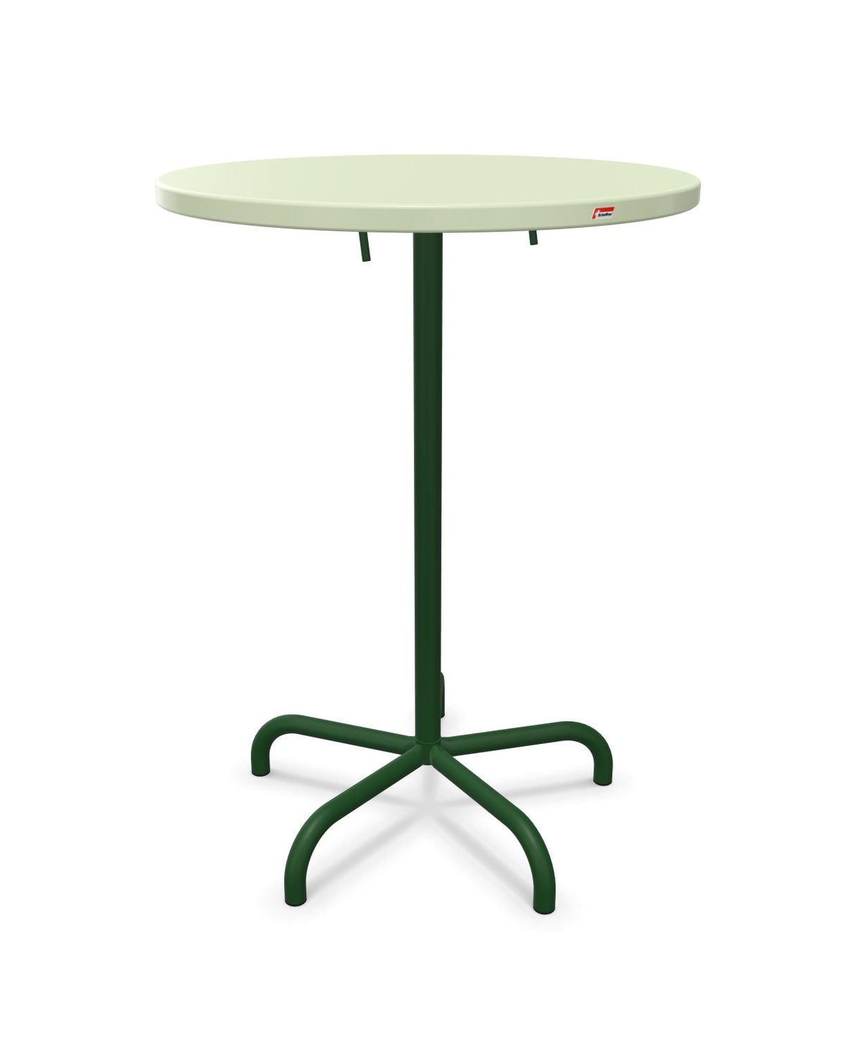 Schaffner Säntis Table haute rabattable ronde Ø80cm h:110cm 