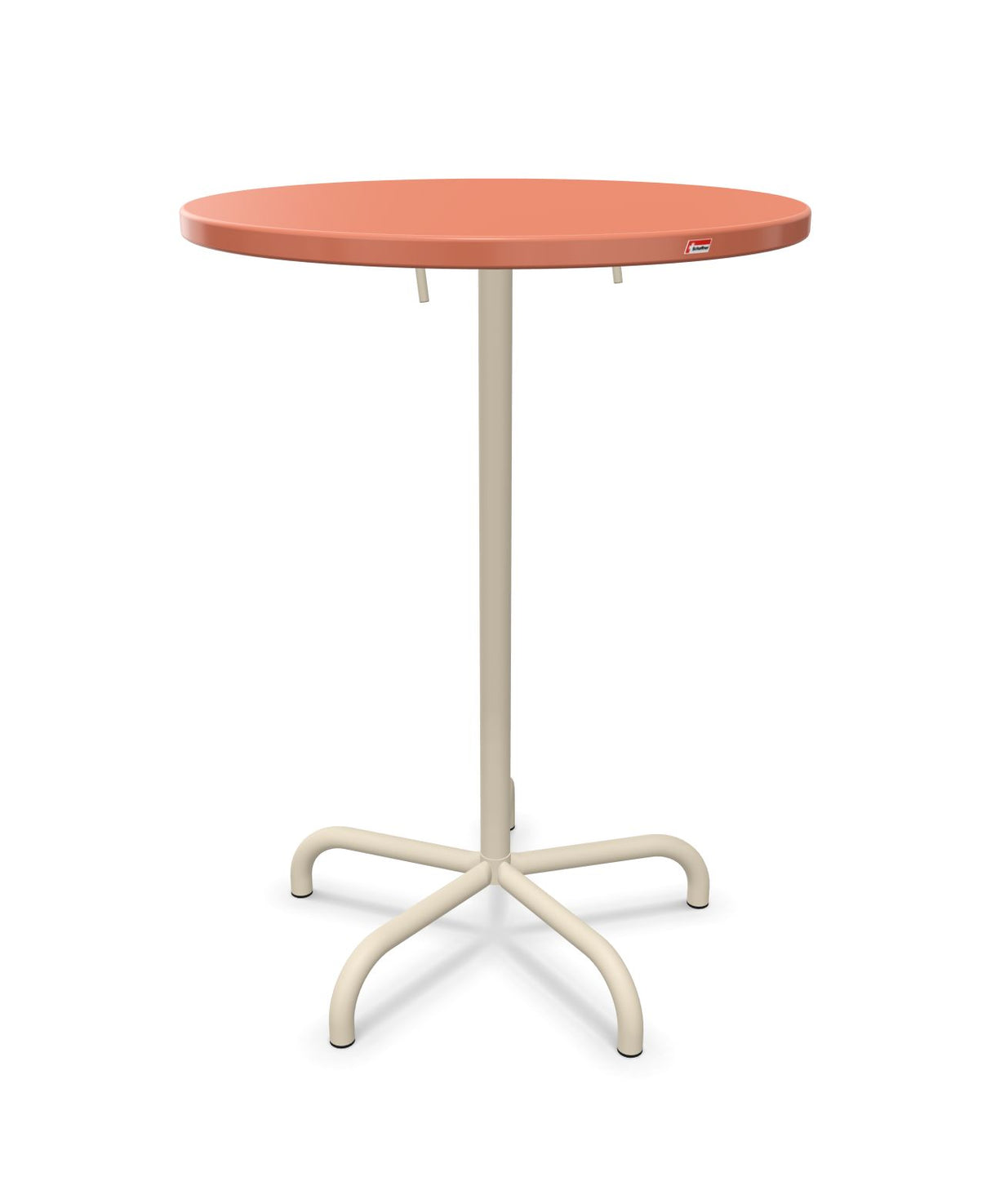 Schaffner Säntis Table haute rabattable ronde Ø80cm h:110cm 