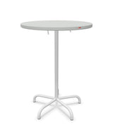 Schaffner Säntis Table haute rabattable ronde Ø80cm h:110cm 