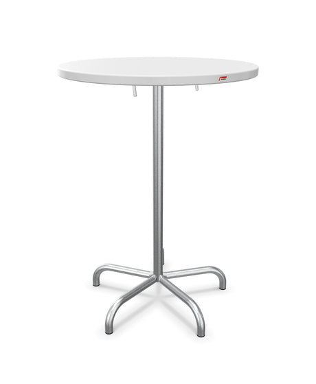 Schaffner Säntis Table haute rabattable ronde Ø80cm h:110cm 