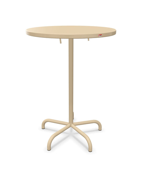 Schaffner Säntis Table haute rabattable ronde Ø80cm h:110cm 