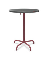 Schaffner Säntis Table haute rabattable ronde Ø80cm h:110cm 