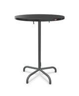Schaffner Säntis Table haute rabattable ronde Ø80cm h:110cm 