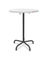 Schaffner Säntis Table haute rabattable ronde Ø80cm h:110cm 