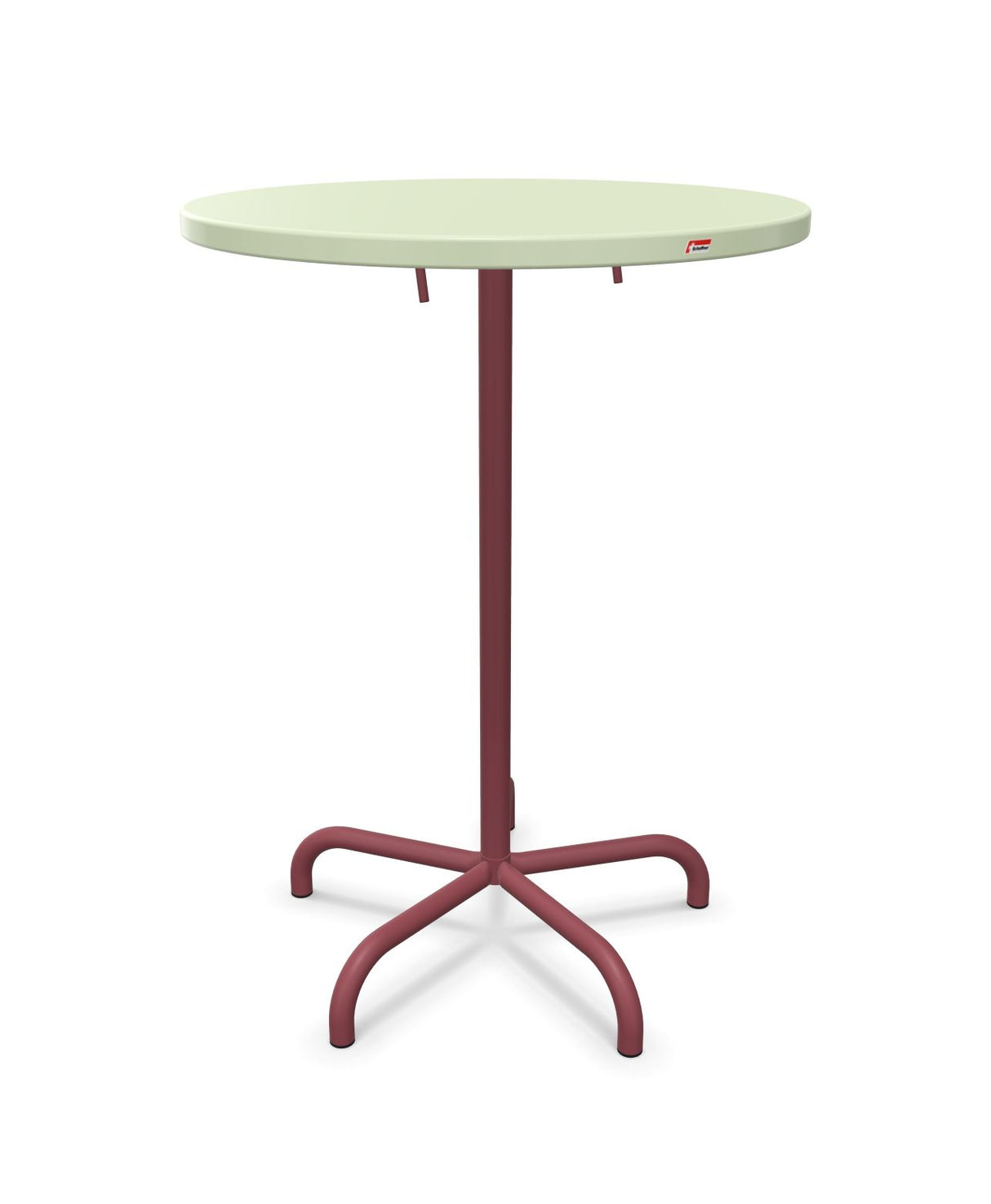 Schaffner Säntis Table haute rabattable ronde Ø80cm h:110cm 
