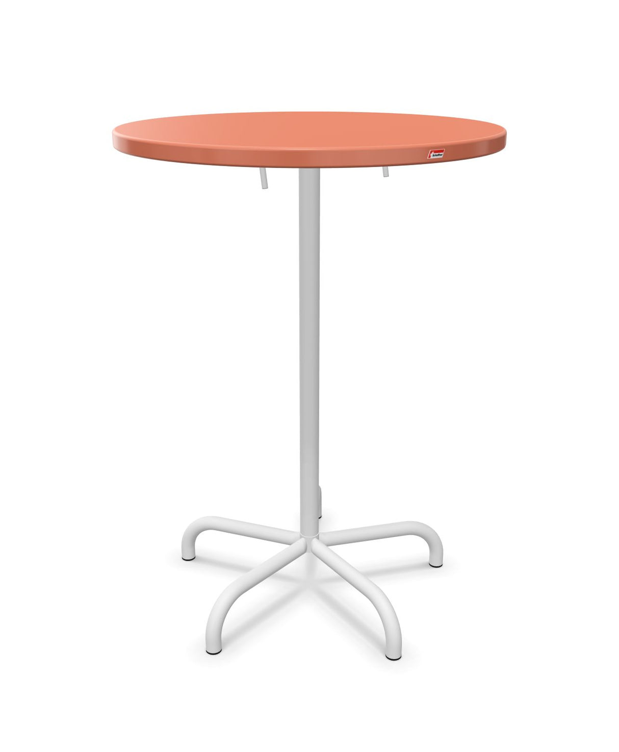 Schaffner Säntis Table haute rabattable ronde Ø80cm h:110cm 