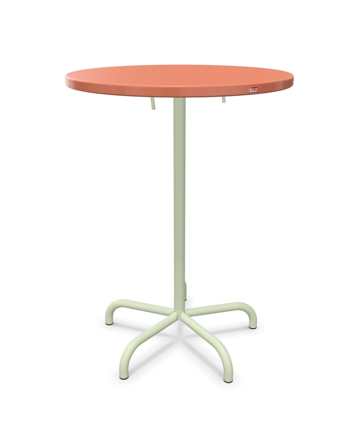Schaffner Säntis Table haute rabattable ronde Ø80cm h:110cm 