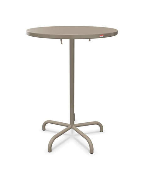 Schaffner Säntis Table haute rabattable ronde Ø80cm h:110cm 