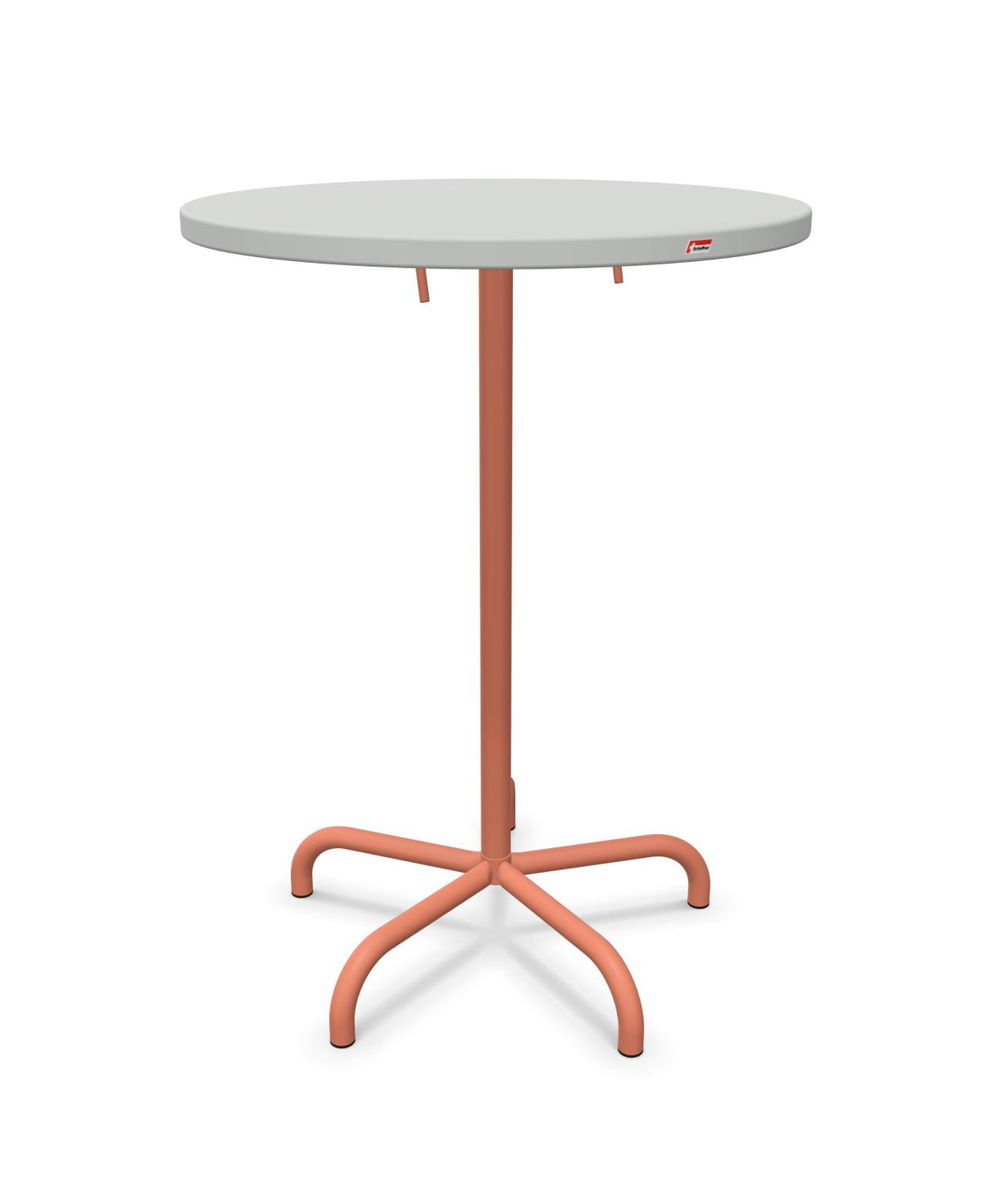 Schaffner Säntis Table haute rabattable ronde Ø80cm h:110cm 