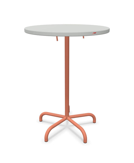 Schaffner Säntis Table haute rabattable ronde Ø80cm h:110cm 