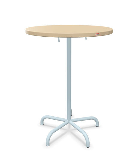 Schaffner Säntis Table haute rabattable ronde Ø80cm h:110cm 