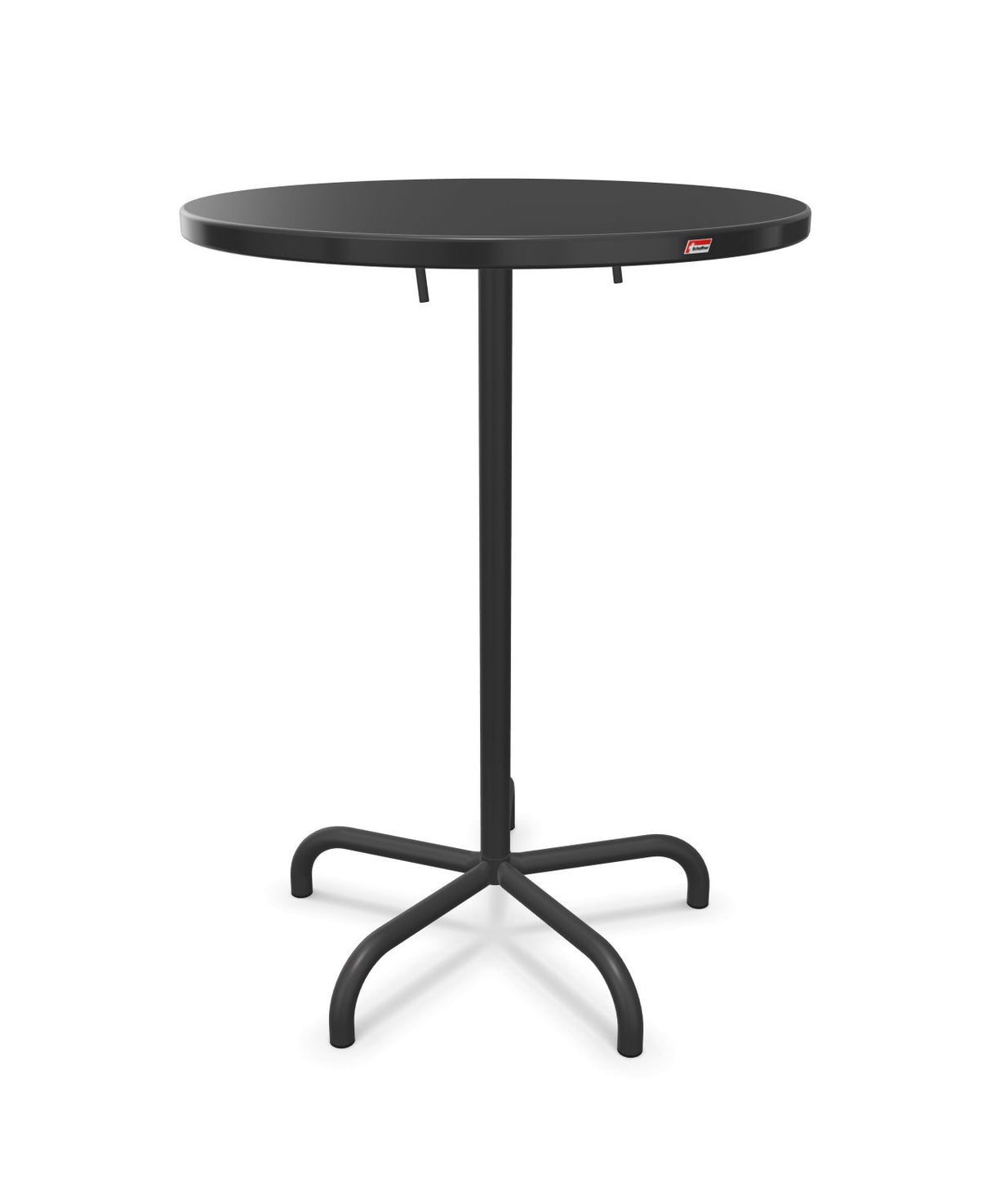 Schaffner Säntis Table haute rabattable ronde Ø80cm h:110cm 