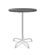 Schaffner Säntis Table haute rabattable ronde Ø80cm h:110cm 