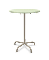 Schaffner Säntis Table haute rabattable ronde Ø80cm h:110cm 