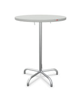 Schaffner Säntis Table haute rabattable ronde Ø80cm h:110cm 