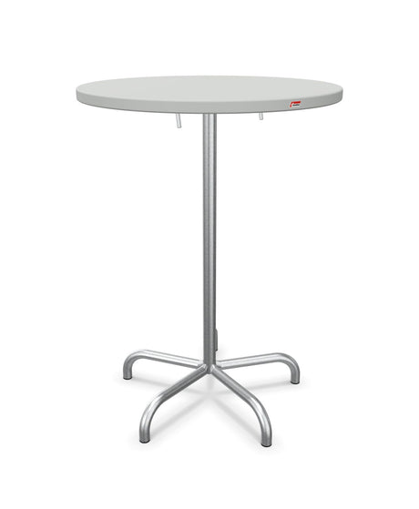 Schaffner Säntis Table haute rabattable ronde Ø80cm h:110cm 