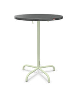 Schaffner Säntis Table haute rabattable ronde Ø80cm h:110cm 