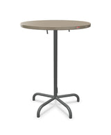 Schaffner Säntis Table haute rabattable ronde Ø80cm h:110cm 